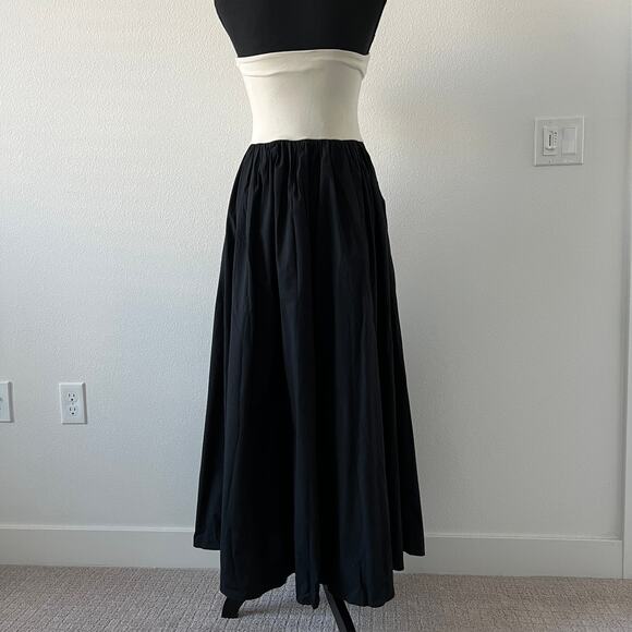 J Crew Strapless Mixy Dress Small Natural And Black Pockets Flaw - Picture 3 of 14